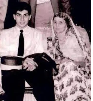 Ratan Tata with his grandmother, Lady Navajbai Tata Ratan Tata with his grandmother, Lady Navajbai Tata
